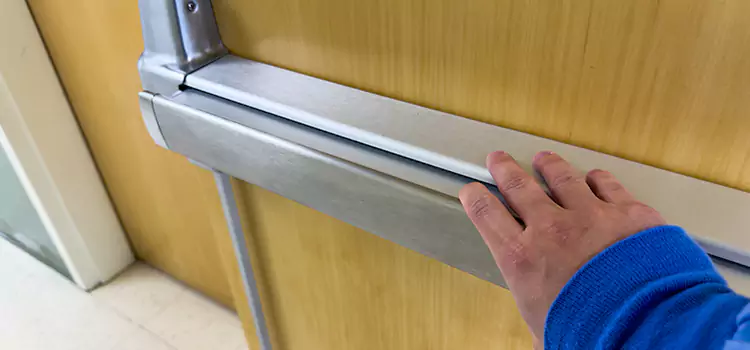 Installing a Push Bar on a Door Bowie
